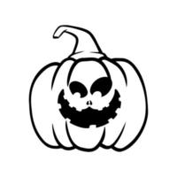 halloween pumpkins Jack O Lanterns faces. pumpkin icon. Scary Halloween pumpkin. vector