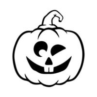 halloween pumpkins Jack O Lanterns faces. pumpkin icon. Scary Halloween pumpkin. vector