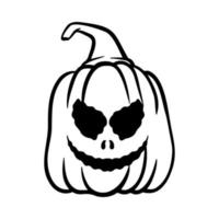 halloween pumpkins Jack O Lanterns faces. pumpkin icon. Scary Halloween pumpkin. vector