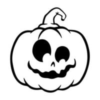 halloween pumpkins Jack O Lanterns faces. pumpkin icon. Scary Halloween pumpkin. vector