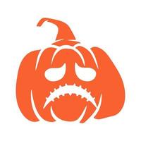 halloween pumpkins Jack O Lanterns faces. pumpkin icon. Scary Halloween pumpkin. vector