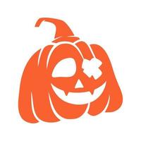 halloween pumpkins Jack O Lanterns faces. pumpkin icon. Scary Halloween pumpkin. vector