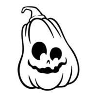 halloween pumpkins Jack O Lanterns faces. pumpkin icon. Scary Halloween pumpkin. vector