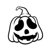 halloween pumpkins Jack O Lanterns faces. pumpkin icon. Scary Halloween pumpkin. vector