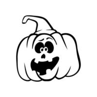 halloween pumpkins Jack O Lanterns faces. pumpkin icon. Scary Halloween pumpkin. vector