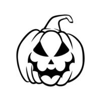 halloween pumpkins Jack O Lanterns faces. pumpkin icon. Scary Halloween pumpkin. vector