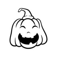 halloween pumpkins Jack O Lanterns faces. pumpkin icon. Scary Halloween pumpkin. vector