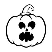 halloween pumpkins Jack O Lanterns faces. pumpkin icon. Scary Halloween pumpkin. vector