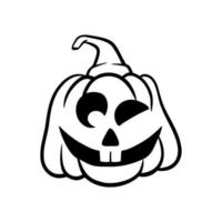 halloween pumpkins Jack O Lanterns faces. pumpkin icon. Scary Halloween pumpkin. vector