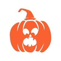 halloween pumpkins Jack O Lanterns faces. pumpkin icon. Scary Halloween pumpkin. vector