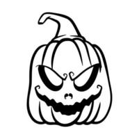 halloween pumpkins Jack O Lanterns faces. pumpkin icon. Scary Halloween pumpkin. vector