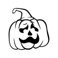 halloween pumpkins Jack O Lanterns faces. pumpkin icon. Scary Halloween pumpkin. vector