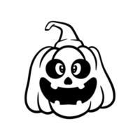 halloween pumpkins Jack O Lanterns faces. pumpkin icon. Scary Halloween pumpkin. vector