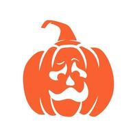 halloween pumpkins Jack O Lanterns faces. pumpkin icon. Scary Halloween pumpkin. vector