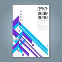 fondo de diseño de formas geométricas mínimas para informe anual de negocios portada de libro folleto folleto cartel vector