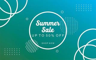 Sale banner template design, Super Sale end of season special offer banner. vector