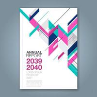 minimal geometric shapes design background for business annual report book cover brochure flyer poster vector