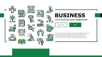 Business Situations Landing Header Vector