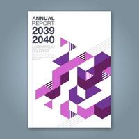 minimal geometric shapes design background for business annual report book cover brochure flyer poster vector