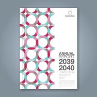 Abstract minimal geometric circle background for business annual report book cover brochure flyer poster vector