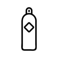gas icon vector. Isolated contour symbol illustration vector