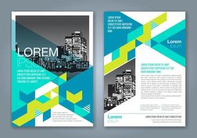 fondo de diseño de formas geométricas mínimas para informe anual de negocios portada de libro folleto folleto cartel vector