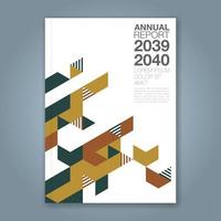 minimal geometric shapes design background for business annual report book cover brochure flyer poster vector