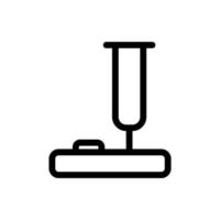 Game joystick icon vector. Isolated contour symbol illustration vector