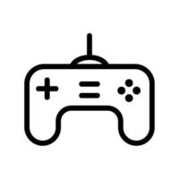 vector de icono de joystick de juego. ilustración de símbolo de contorno aislado