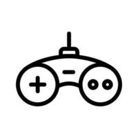 Game joystick icon vector. Isolated contour symbol illustration vector