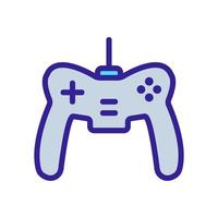 vector de icono de joystick de juego. ilustración de símbolo de contorno aislado