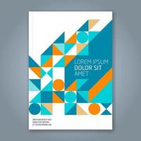 minimal geometric shapes design background for business annual report book cover brochure flyer poster vector