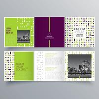 Brochure design 480 vector