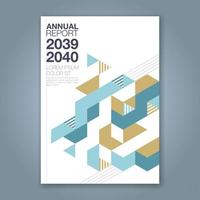 minimal geometric shapes design background for business annual report book cover brochure flyer poster vector