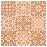 tiles patterns seamless design in Vector illustration Free Vector