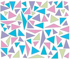 abstract background of multicolored triangle shapes vector