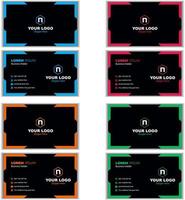 Unique And Creative Professional Business Card Design vector