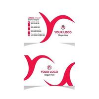 Unique and Creative Professional Business Card Design vector