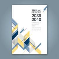 minimal geometric shapes design background for business annual report book cover brochure flyer poster vector