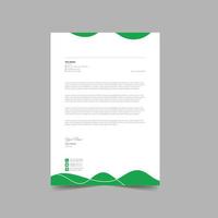 Modern Letterhead Pad Template Design vector