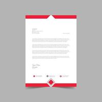 Modern Letterhead Pad Template Design vector