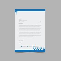 Modern Letterhead Pad Template Design vector