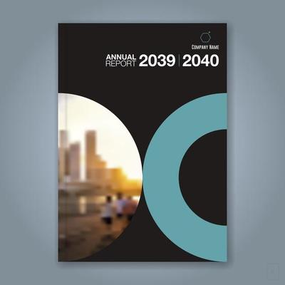Abstract minimal geometric circle background for business annual report book cover brochure flyer poster