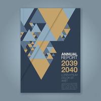 minimal geometric shapes design background for business annual report book cover brochure flyer poster vector