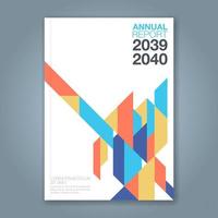 minimal geometric shapes design background for business annual report book cover brochure flyer poster vector