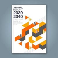 minimal geometric shapes design background for business annual report book cover brochure flyer poster vector