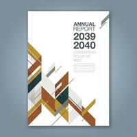 minimal geometric shapes design background for business annual report book cover brochure flyer poster vector