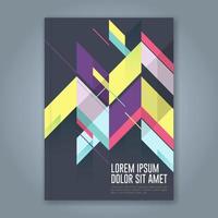 minimal geometric shapes design background for business annual report book cover brochure flyer poster vector