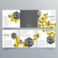 Brochure design 498 vector