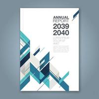 fondo de diseño de formas geométricas mínimas para informe anual de negocios portada de libro folleto folleto cartel vector